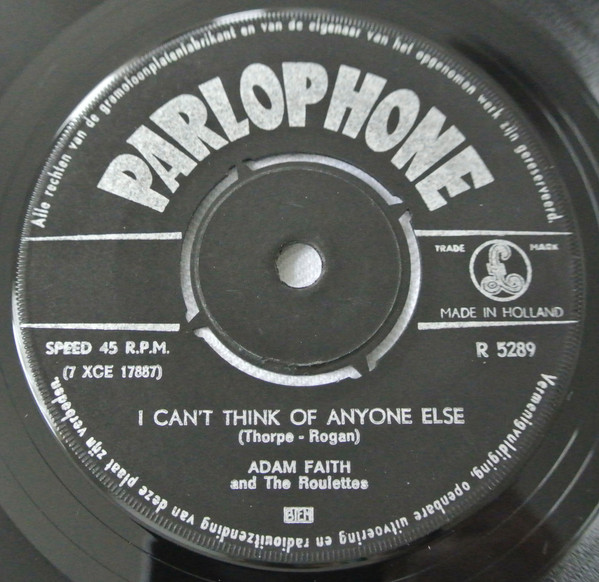 Adam Faith – Someone's Taken Maria Away (1965) – Hoes