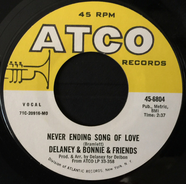 Delaney & Bonnie & Friends – Never Ending Song Of Love (1971) – Hoes