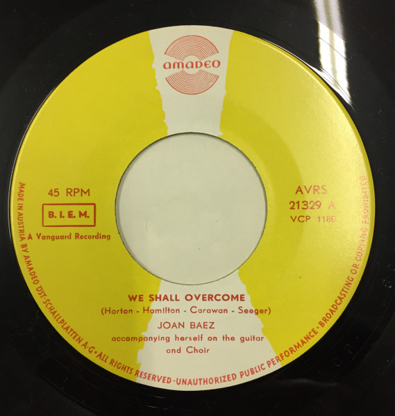 Joan Baez – We Shall Overcome (1965) – Hoes