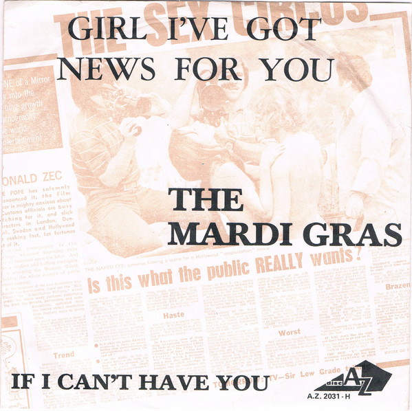 Mardi Gras – Girl I've Got News For You (1970) – Hoes