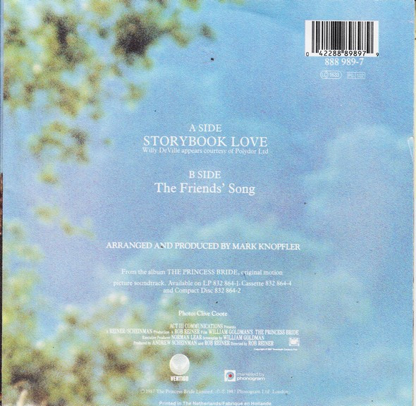 Mark Knopfler – Storybook Love (Theme From The Princess Bride) (1987) – Foto 3