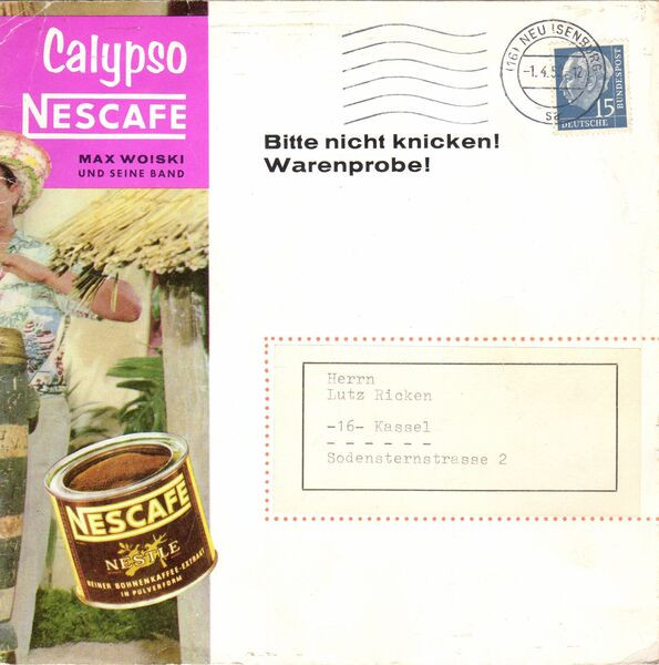 Max Woiski Und Seine Band – Calypso (1959) – Hoes