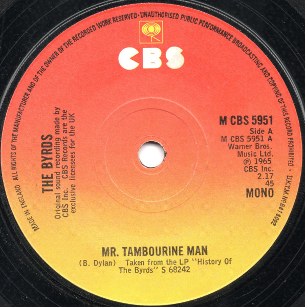 The Byrds – Mr. Tambourine Man – Hoes