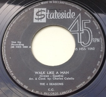 The Four Seasons – Walk Like A Man / Lucky Ladybug (1963) – Hoes