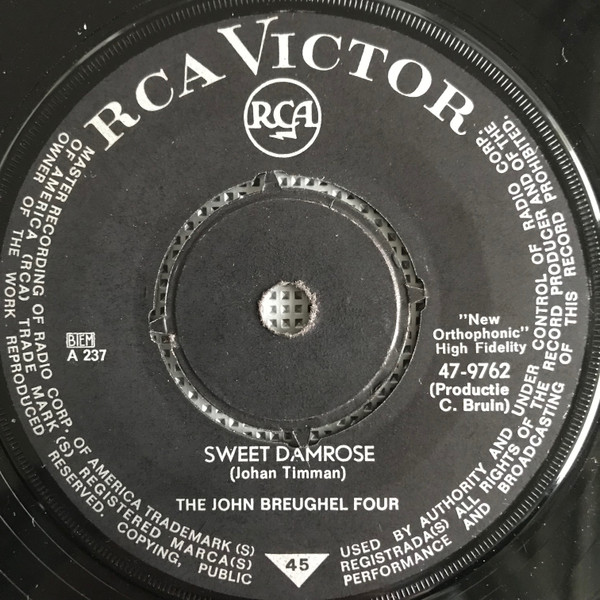 The John Breughel Four – Sweet Damrose / I Love A Girl In A Dream (1967) – Hoes