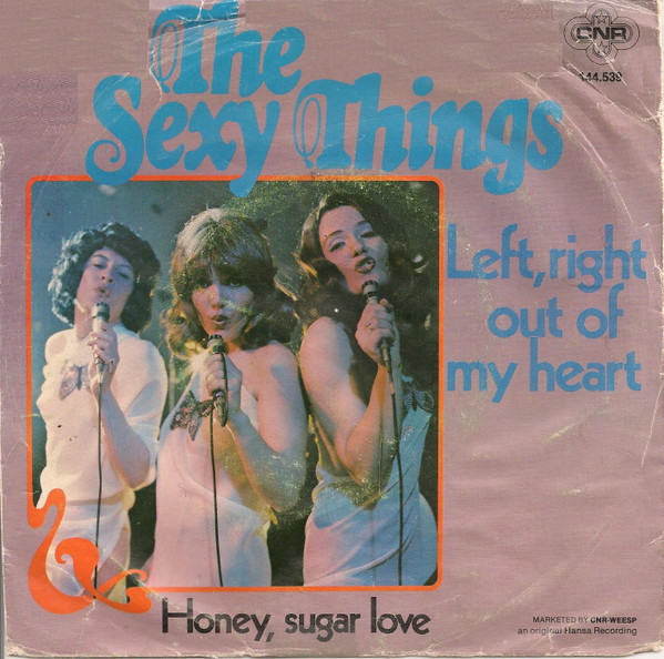 The Sexy Things – Left, Right Out Of My Heart / Honey, Sugar Love (1976) – Hoes