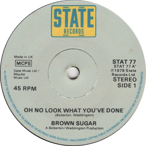 Brown Sugar (23) – Oh No Look What You've Done (1978) – Hoes