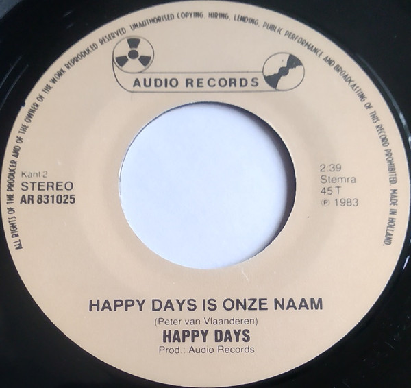 Happy Days (5) – Rio De Janeiro (1983) – Hoes