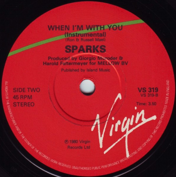 Sparks – When I'm With You (1980) – Hoes
