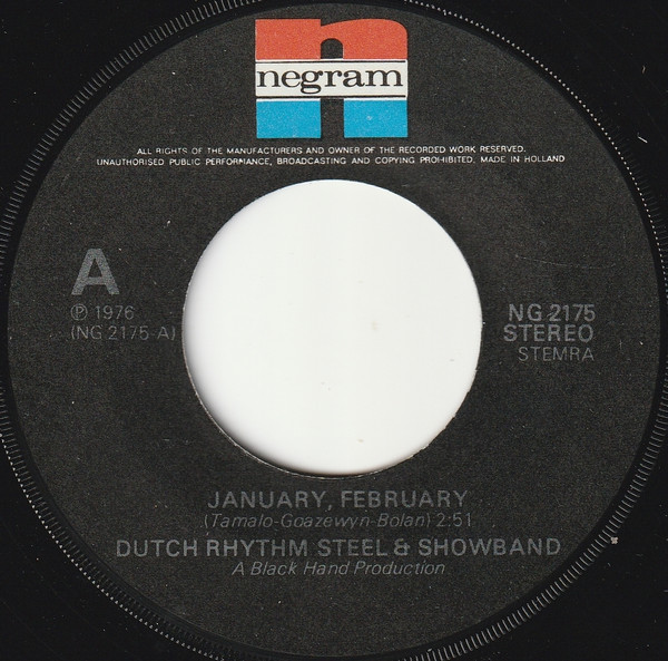 The Dutch Rhythm Steel & Showband – January, February (1976) – Foto 2