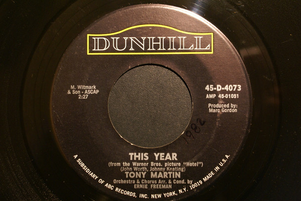 Tony Martin (3) – Theme From "The Sand Pebbles" (And We Were Lovers) (1967) – Foto 1