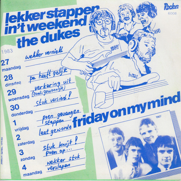 The Dukes (5) – Lekker Stappen In 't Weekend (1983) – Hoes