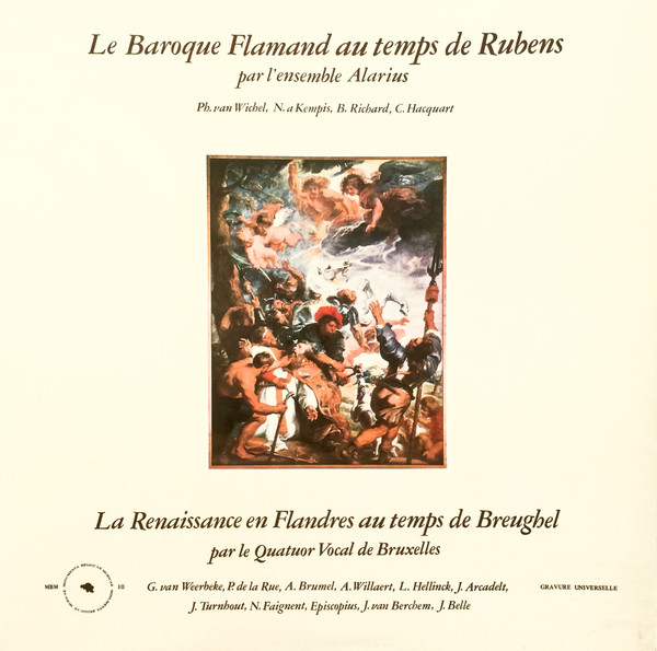 Alarius-Ensemble – Le Baroque Flamand Au Temps De Rubens / La Renaissance En Flandres Au Temps De Breughel (1976) – Hoes