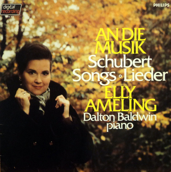 Franz Schubert – An Die Musik (Schubert Songs) (1983) – Hoes
