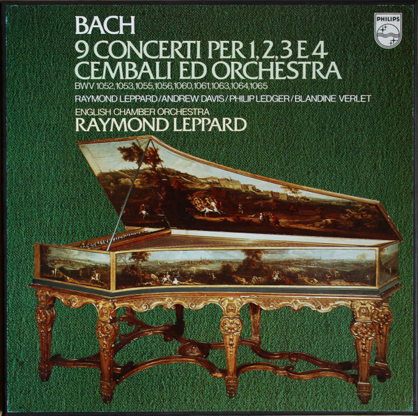 Johann Sebastian Bach – 9 Concerti Per 1,2,3 E 4 Cembali Ed Orchestra (1974) – Hoes