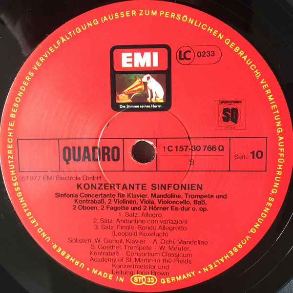 Franz Danzi – Konzertante Sinfonien (1977) – Foto 3