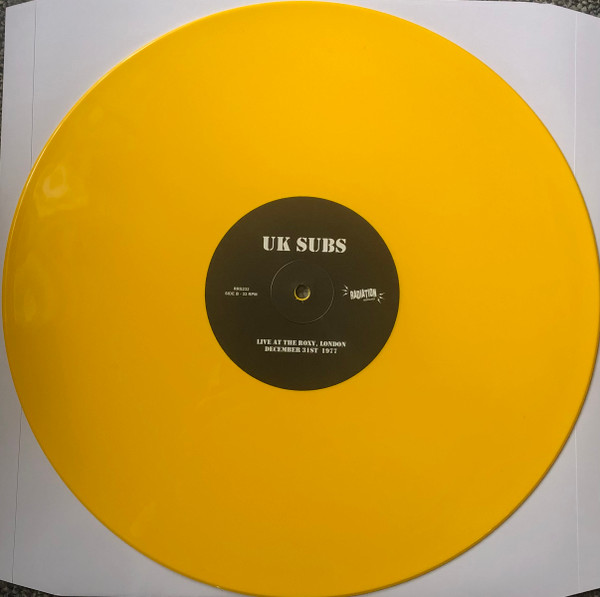 UK Subs – Live At The Roxy 1977 (2024) – Hoes