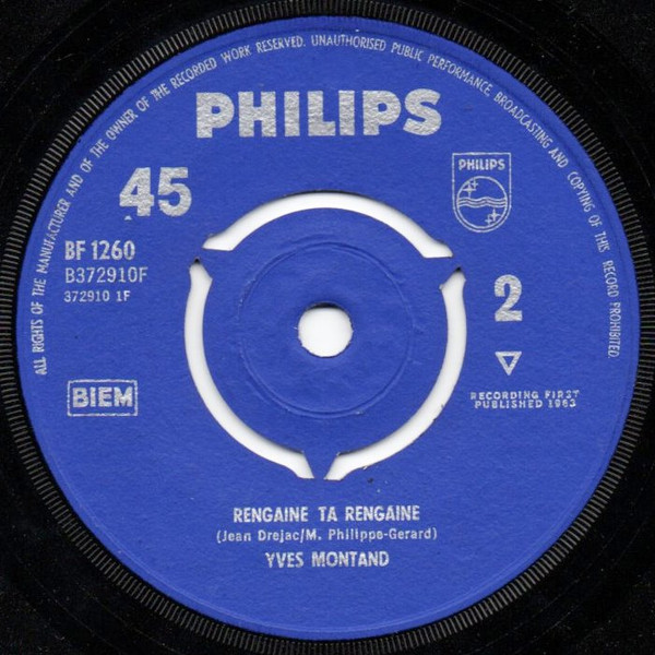 Yves Montand – La Chansonnette (1963) – Hoes