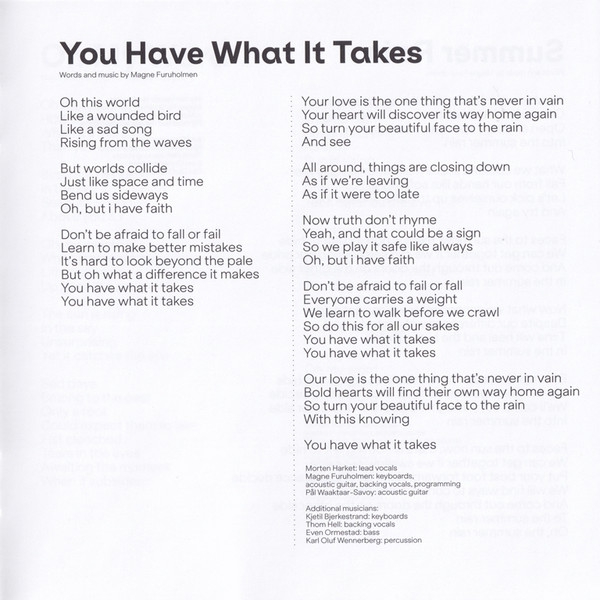 a-ha – True North (2022) – Foto 1