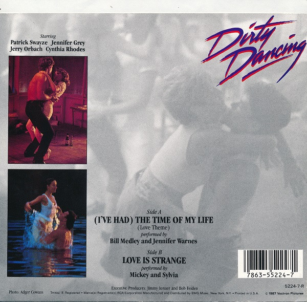 Bill Medley – (I've Had) The Time Of My Life (Love Theme) / Love Is Strange (1987) – Foto 3