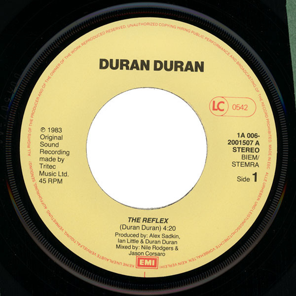 Duran Duran – The Reflex (1984) – Foto 2