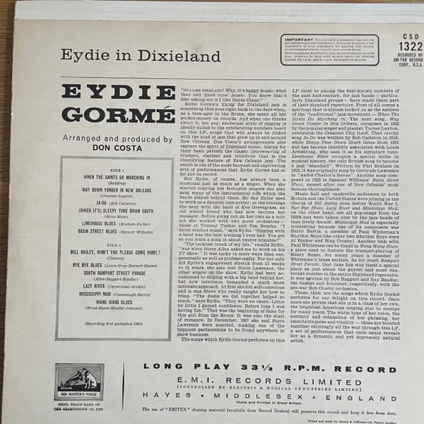 Eydie Gormé – Eydie In Dixie-Land – Foto 3