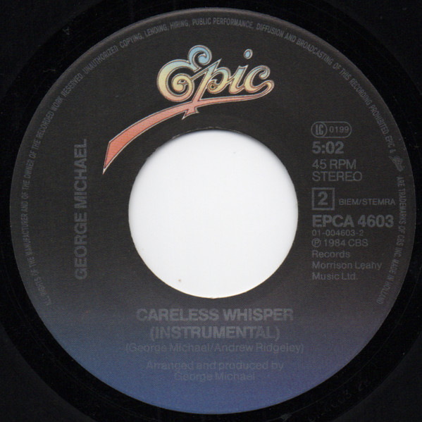 George Michael – Careless Whisper (1984) – Foto 3