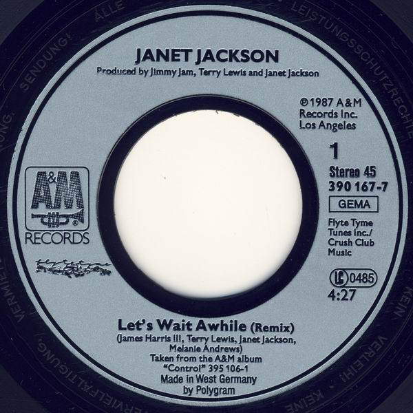 Janet Jackson – Let's Wait Awhile (1987) – Foto 3