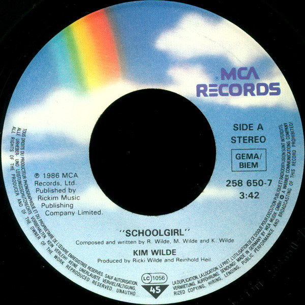 Kim Wilde – Schoolgirl (1986) – Foto 3