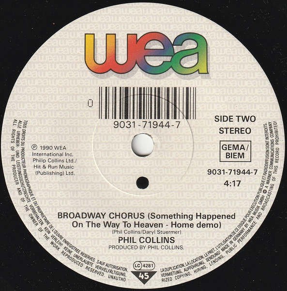 Phil Collins – That's Just The Way It Is (1990) – Foto 1
