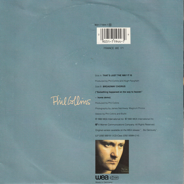 Phil Collins – That's Just The Way It Is (1990) – Foto 3
