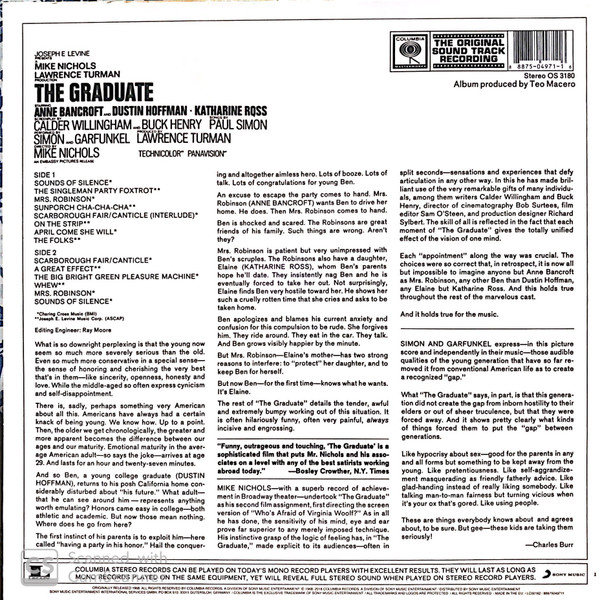 Simon & Garfunkel – The Graduate (Original Sound Track Recording) (2018) – Foto 3