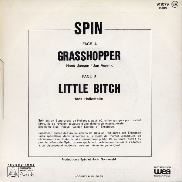 Spin (10) – Grasshopper / Little Bitch (1976) – Foto 1