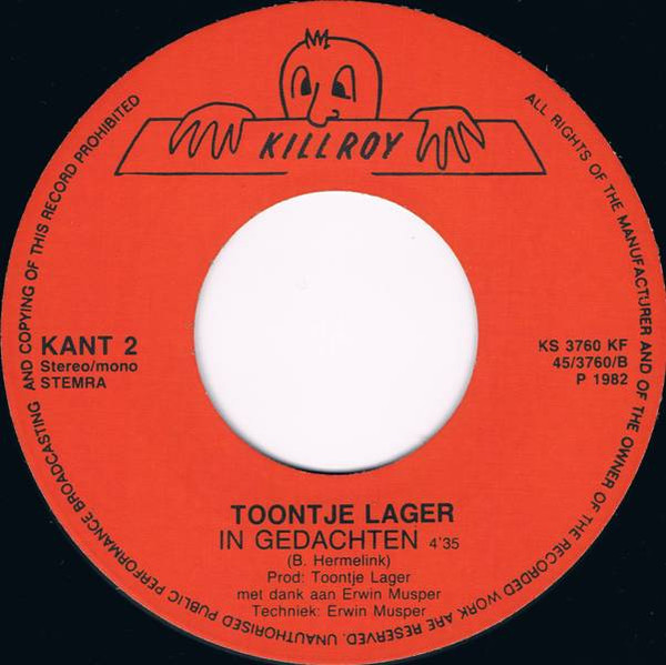 Toontje Lager – Ben Jij Ook Zo Bang (1982) – Foto 1