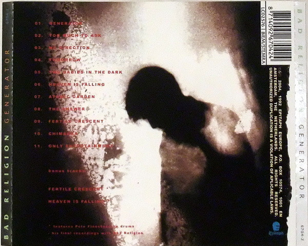 Bad Religion – Generator (2004) – Hoes