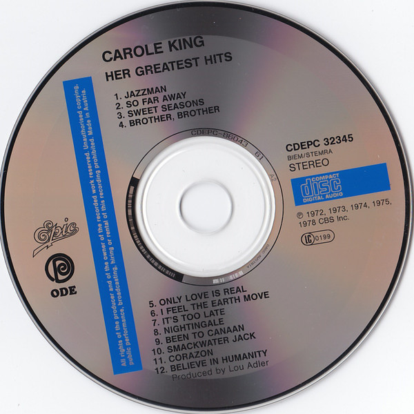 Carole King – Her Greatest Hits – Foto 3
