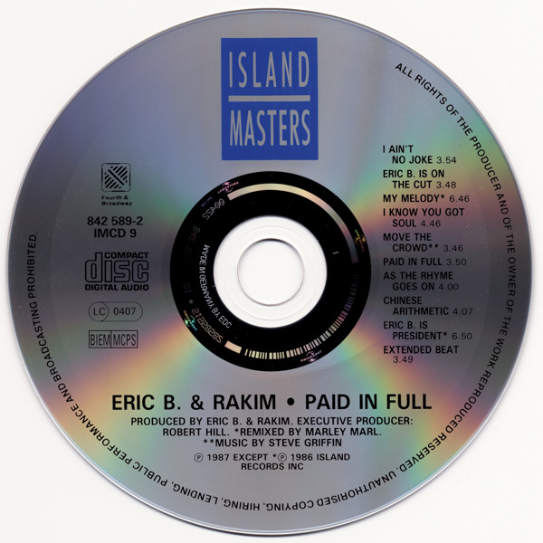 Eric B. & Rakim – Paid In Full (2009) – Foto 3