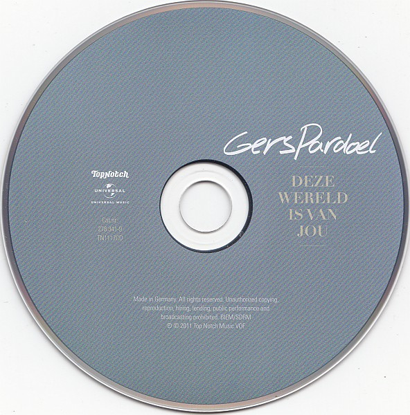 Gers Pardoel – Deze Wereld Is Van Jou (2011) – Foto 1