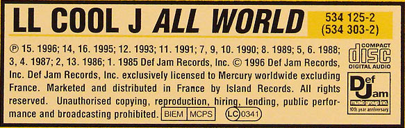 LL Cool J – All World (1996) – Foto 1