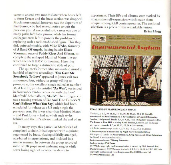 Manfred Mann – The Best Of The EMI Years – Foto 3