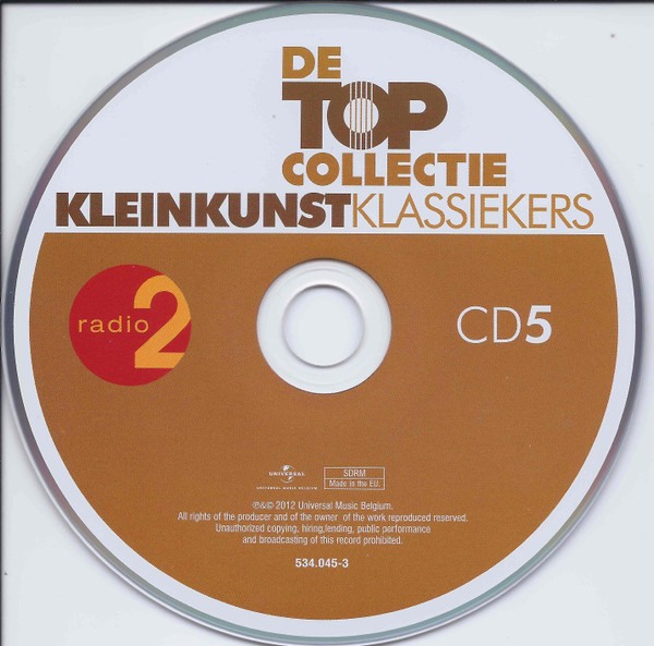 Various – Radio 2 - De Topcollectie Kleinkunst Klassiekers (2012) – Foto 1