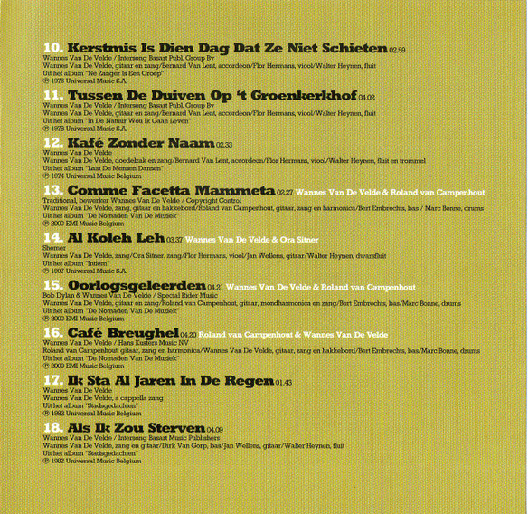 Wannes Van De Velde – Wannes - Het Beste (2008) – Foto 2