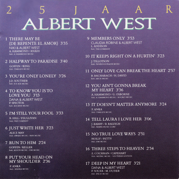 Albert West – 25 Jaar (1989) – Foto 1