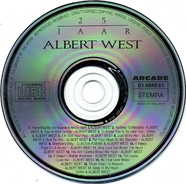 Albert West – 25 Jaar (1989) – Foto 3