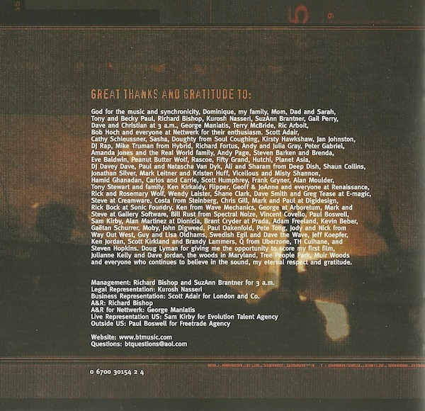 BT – Movement In Still Life (2000) – Foto 2