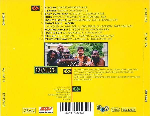 Chalice (3) – Si Mi Ya (1992) – Foto 2