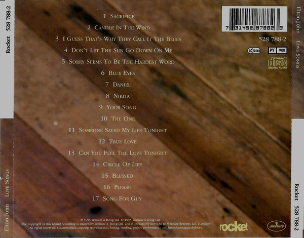Elton John – Love Songs (1995) – Foto 2