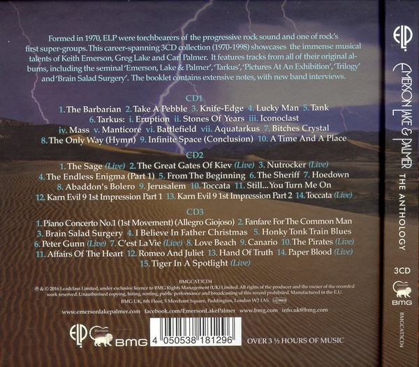Emerson, Lake & Palmer – The Anthology (2016) – Foto 2