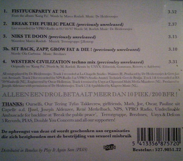Heideroosjes – Fistfuckparty At 701 (1997) – Foto 1