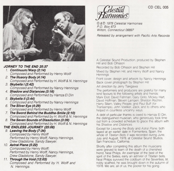 Henry Wolff & Nancy Hennings – Tibetan Bells II (1987) – Foto 1
